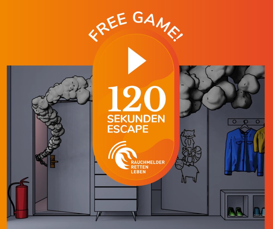 Rauchmelder Retten Leben Mini Escape Game 120 Sekunden